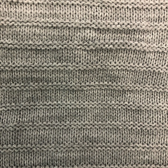 Practical Grey Wool Turkish Sweater stretch crew neck Red Roza Brand rib cuff - Picture 7 of 10